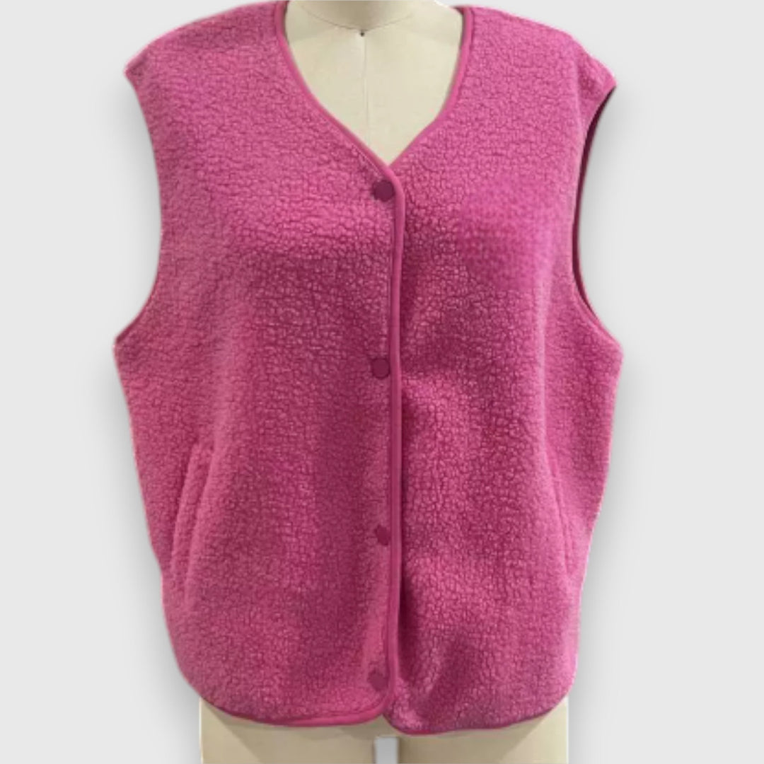 Milena™️ | Mykt og Koselig Fleecevest i Sherpa