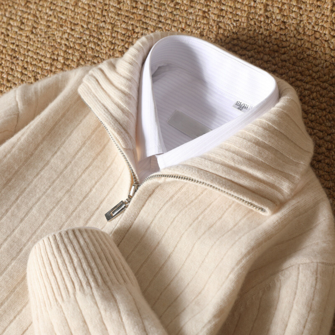 Sebastian™️ | Strikket Merino Ull Jakke