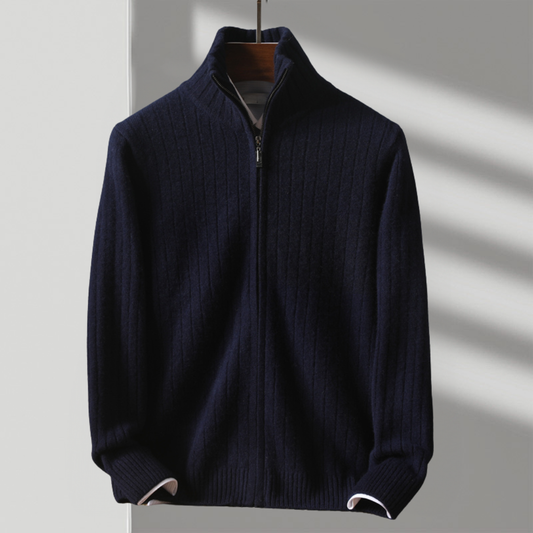 Sebastian™️ | Strikket Merino Ull Jakke