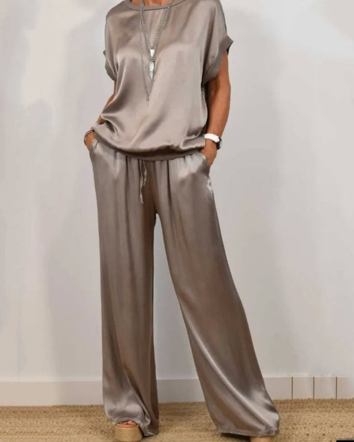 Mariare™️ | Elegant 2-delt sett i silkemyk stil