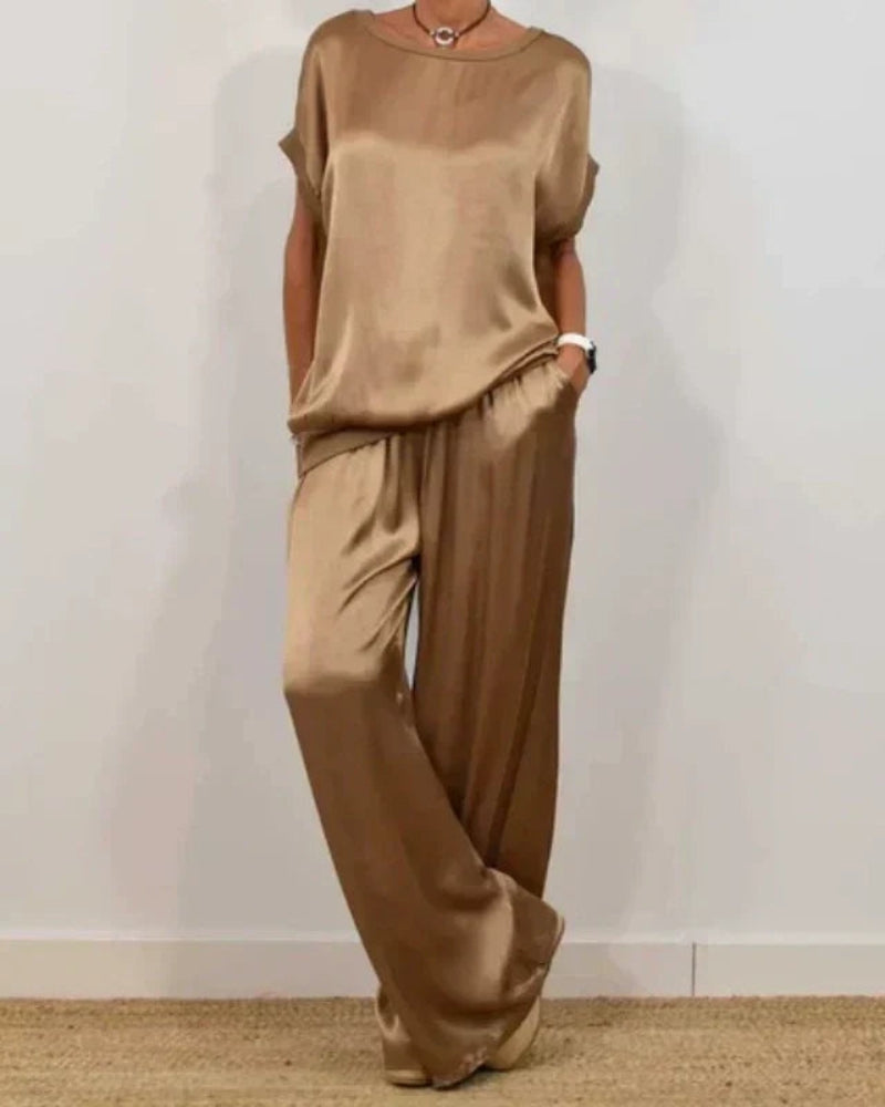 Mariare™️ | Elegant 2-delt sett i silkemyk stil