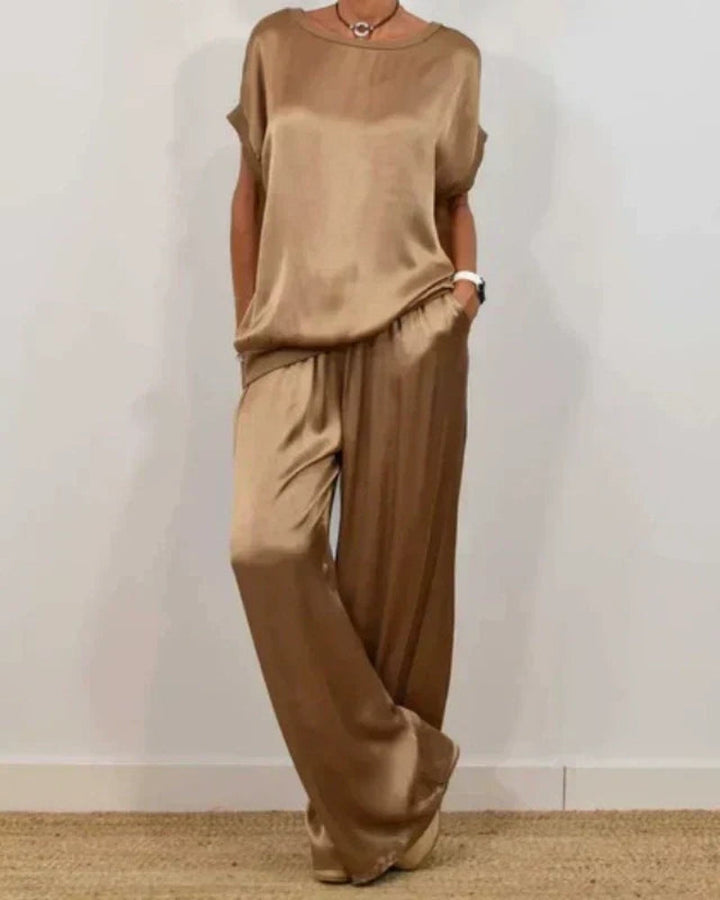 Mariare™️ | Elegant 2-delt sett i silkemyk stil