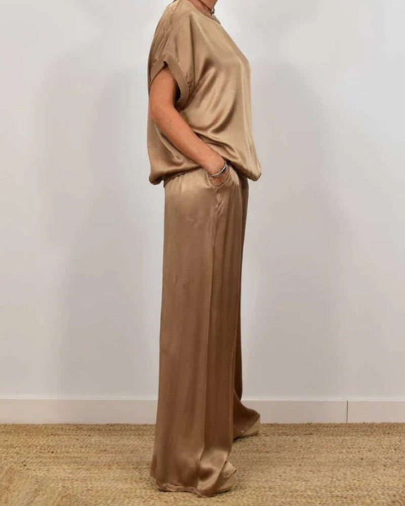 Mariare™️ | Elegant 2-delt sett i silkemyk stil