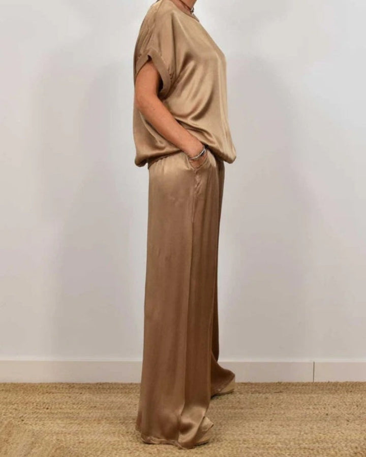Mariare™️ | Elegant 2-delt sett i silkemyk stil