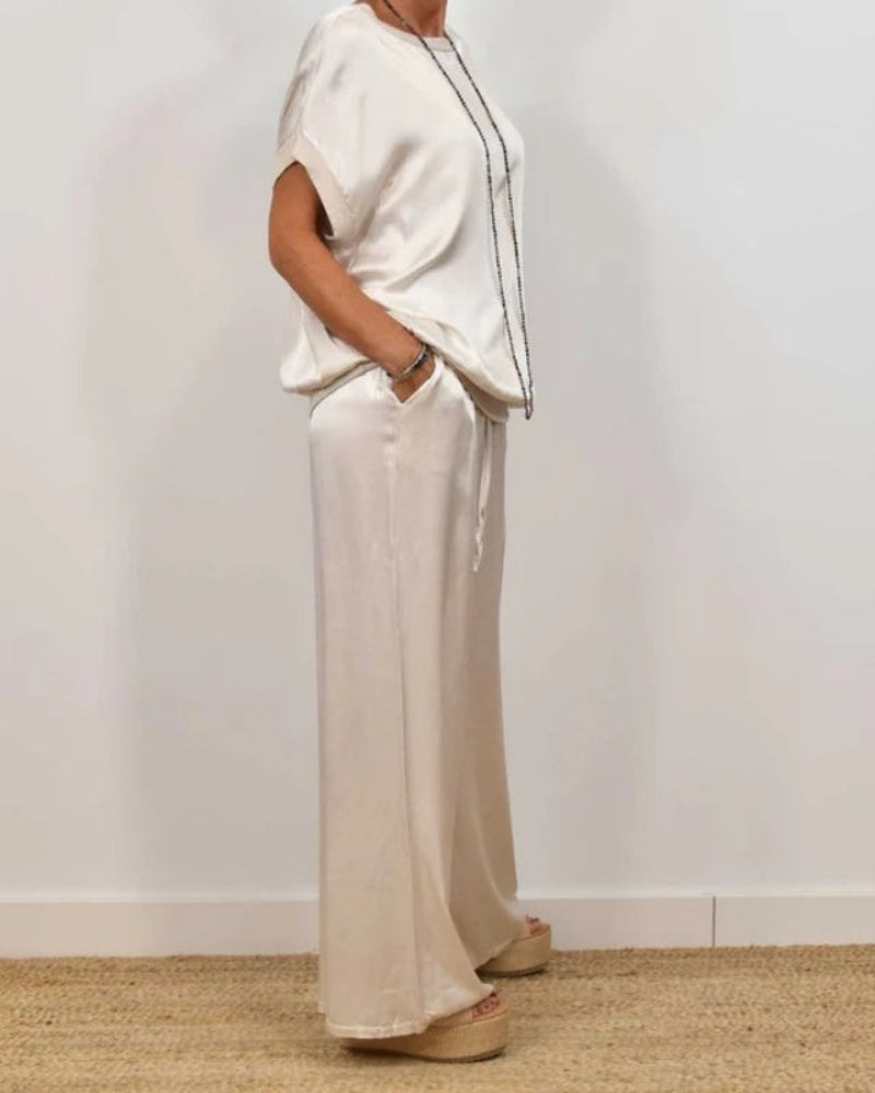 Mariare™️ | Elegant 2-delt sett i silkemyk stil
