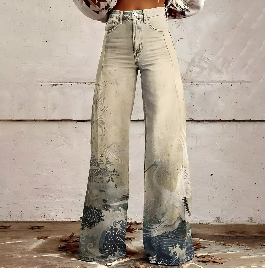 Aina™️ | Vintage Boho Bukse med Frihetsfølelse