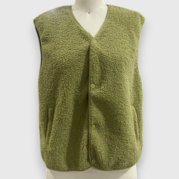 Milena™️ | Mykt og Koselig Fleecevest i Sherpa