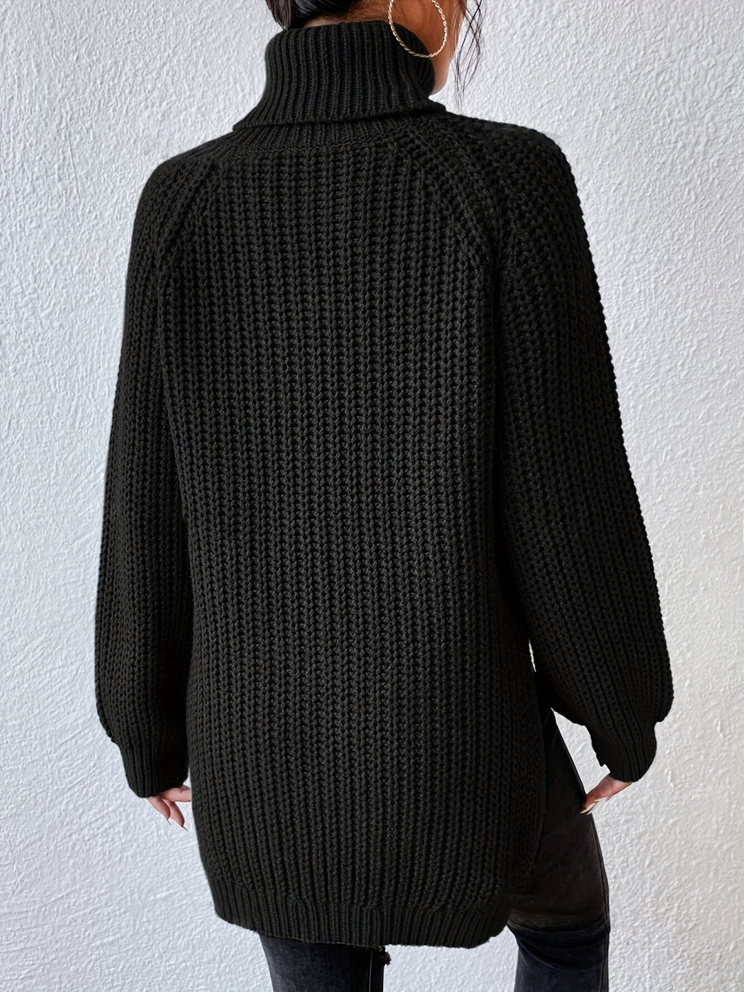 Ellinor™ | Stilren polotrøye med slits