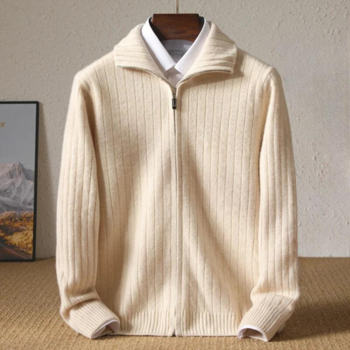 Sebastian™️ | Strikket Merino Ull Jakke