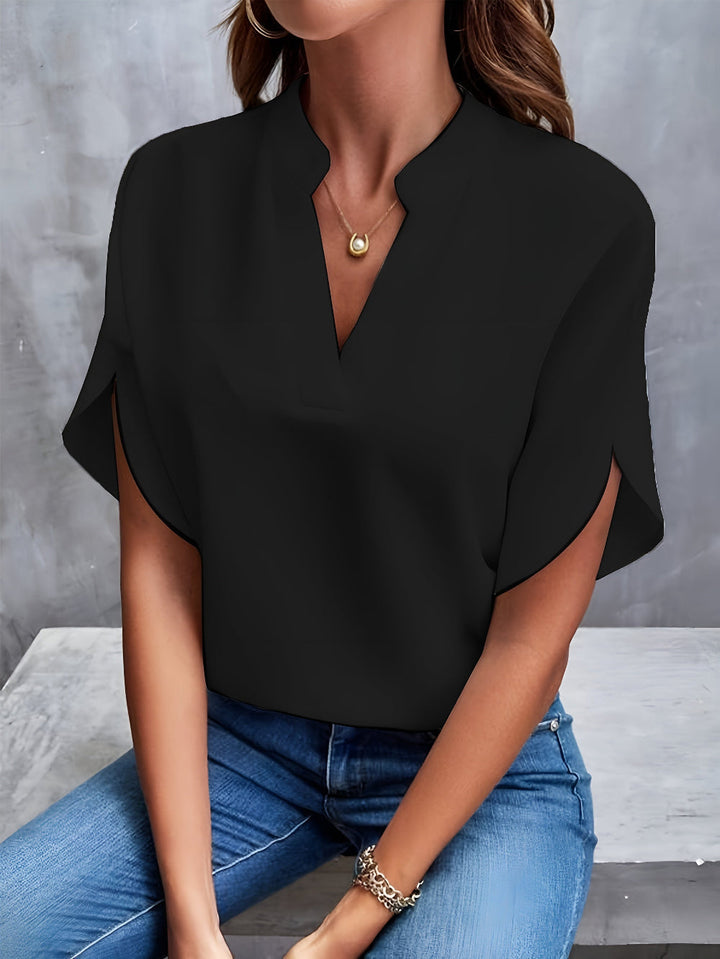 Eliana™ | Elegant Drapert Bluse som Beveger Seg med Deg