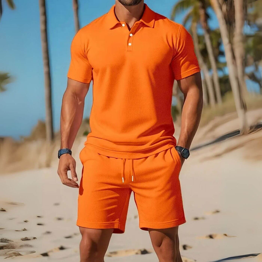 Halstein™️ | Lett Polo Og Shorts Sett