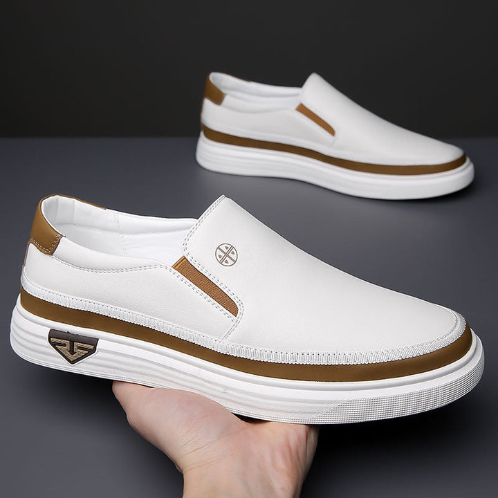 Leif™️ | Stilige slipons i ekte skinn
