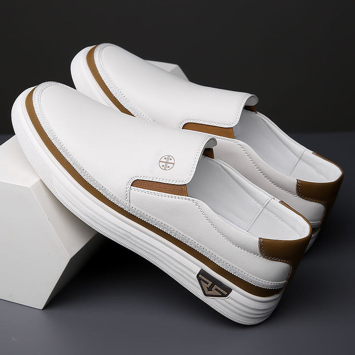 Leif™️ | Stilige slipons i ekte skinn