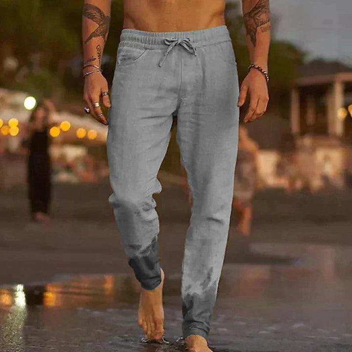 Dylan™️ | Luftige linbukser for strand og storbyliv