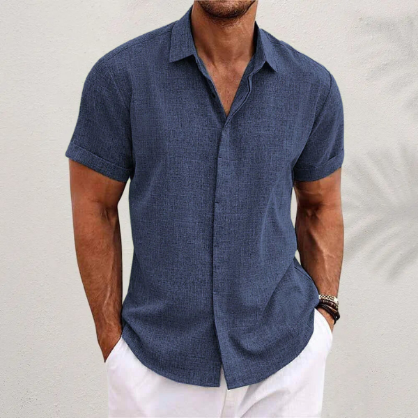 Oliver™️ | Klassisk Sommarskjorte med Raffinert Komfort