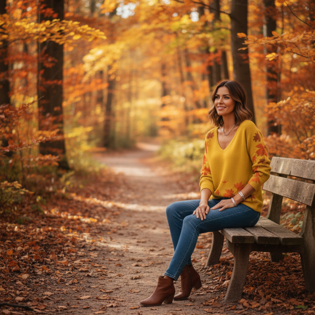 Aurelie™︱V-hals genser