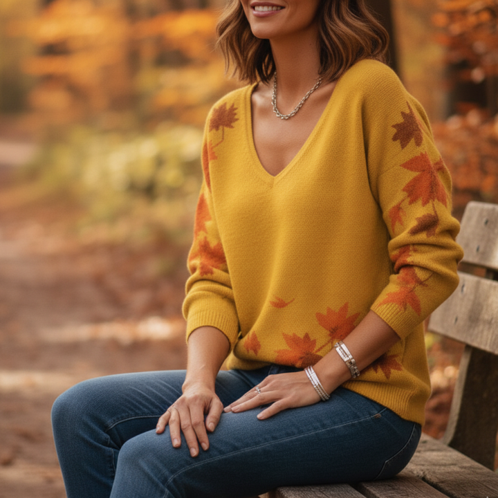 Aurelie™︱V-hals genser