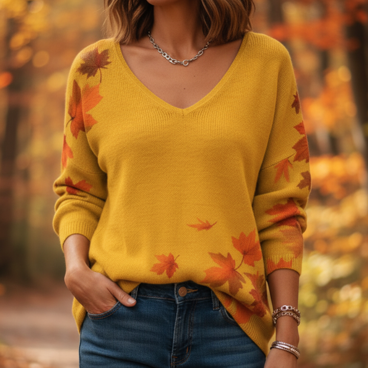 Aurelie™︱V-hals genser