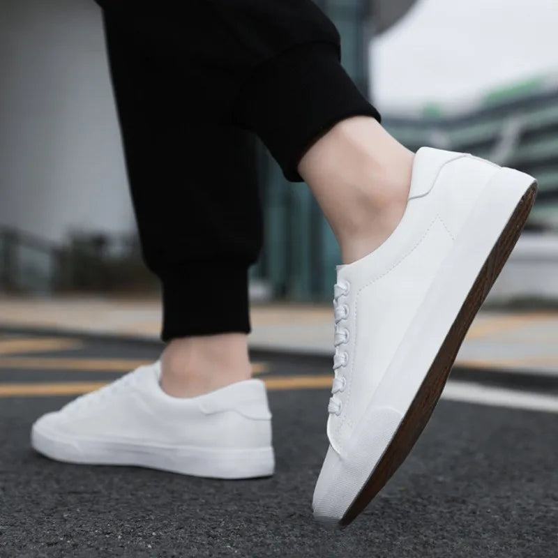 Erik™ | Stilrene skinnsneakers med klassisk følelse