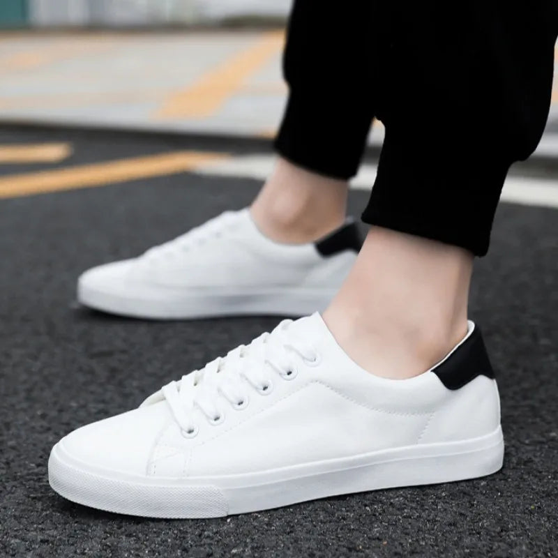 Erik™ | Stilrene skinnsneakers med klassisk følelse