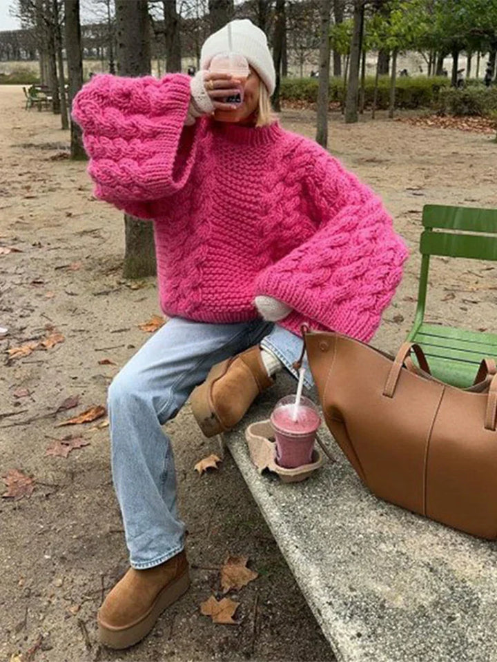 Larisa™️ | Komfortabel oversized genser for damer