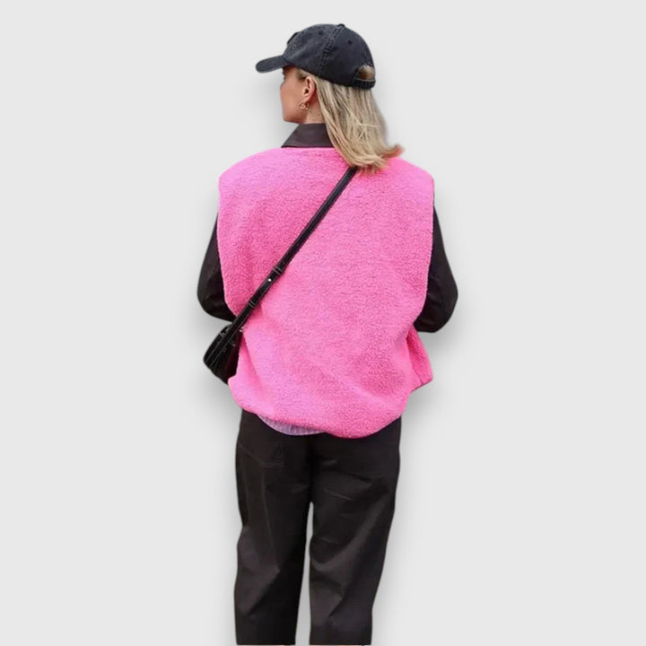 Milena™️ | Mykt og Koselig Fleecevest i Sherpa