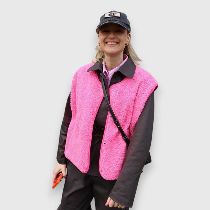 Milena™️ | Mykt og Koselig Fleecevest i Sherpa