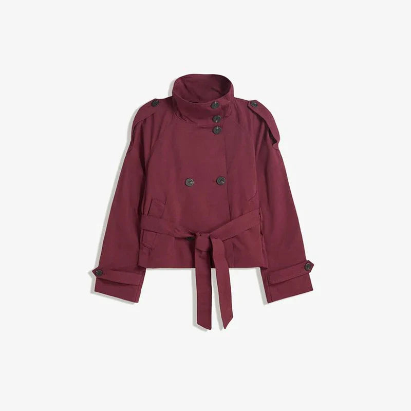 Camila™️ | Kort Trenchjakke i Moderne Stil