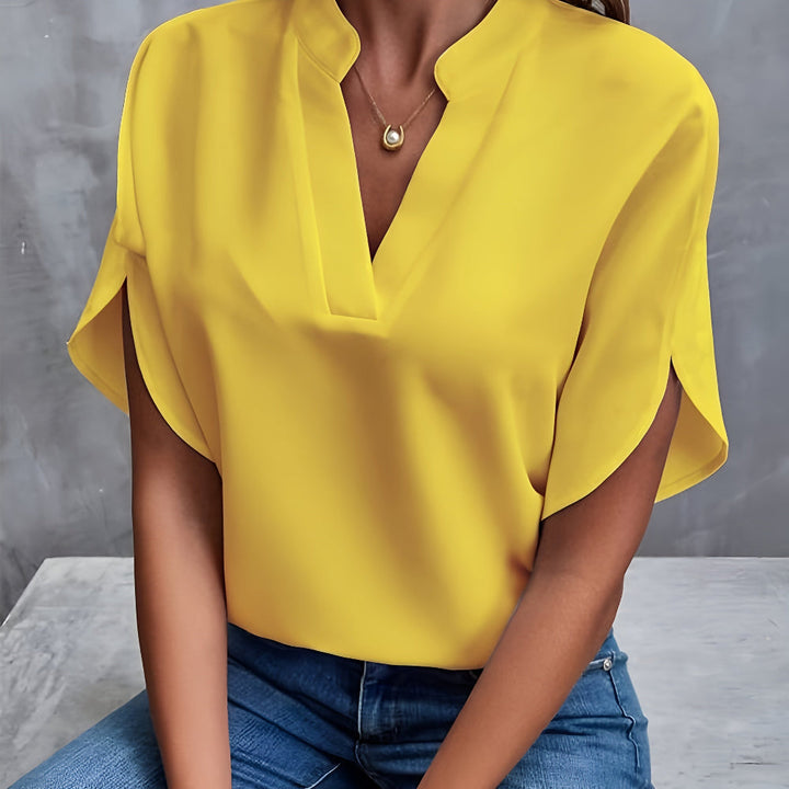 Eliana™ | Elegant Drapert Bluse som Beveger Seg med Deg
