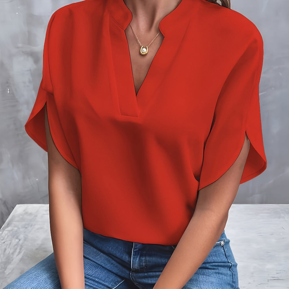 Eliana™ | Elegant Drapert Bluse som Beveger Seg med Deg