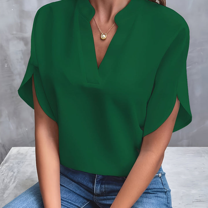 Eliana™ | Elegant Drapert Bluse som Beveger Seg med Deg