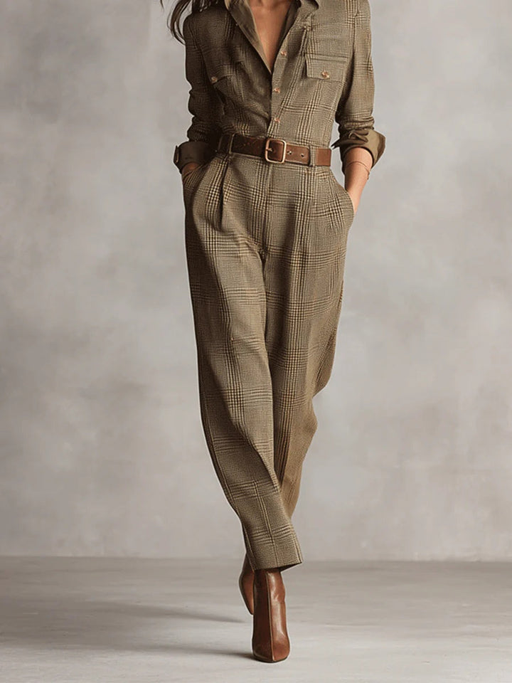 Zoë | Elegant Tweed Jumpsuit