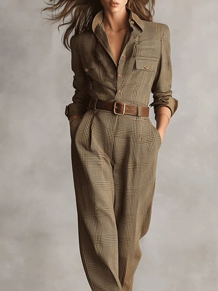 Zoë | Elegant Tweed Jumpsuit