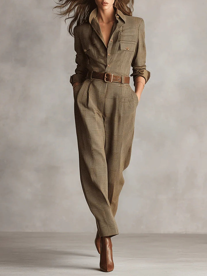 Zoë | Elegant Tweed Jumpsuit