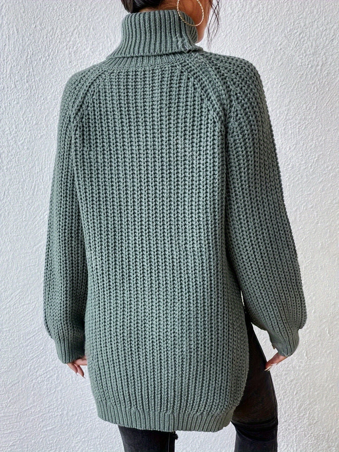 Ellinor™ | Stilren polotrøye med slits