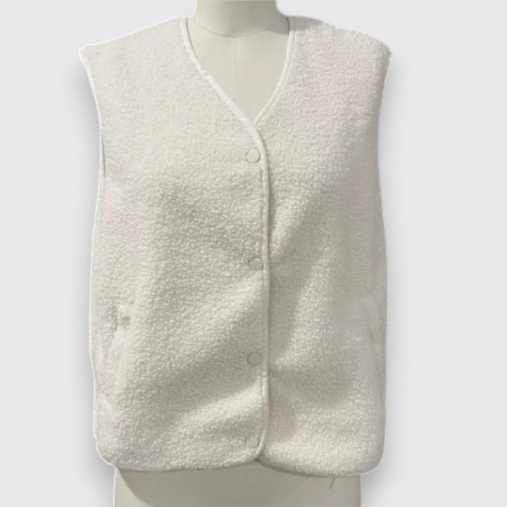 Milena™️ | Mykt og Koselig Fleecevest i Sherpa