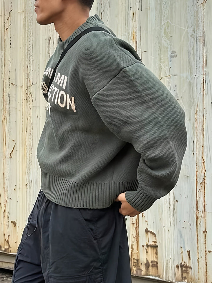 Tyr™️ | Løs Strikket Pullover Genser