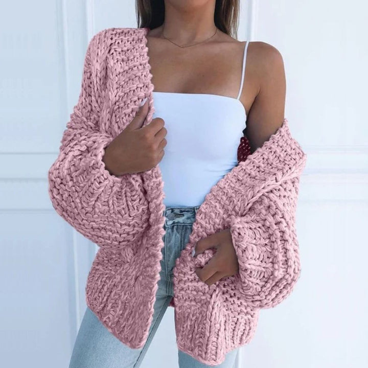 Sigrid™️ | Mykstrikket Cardigan med Avslappet Eleganse
