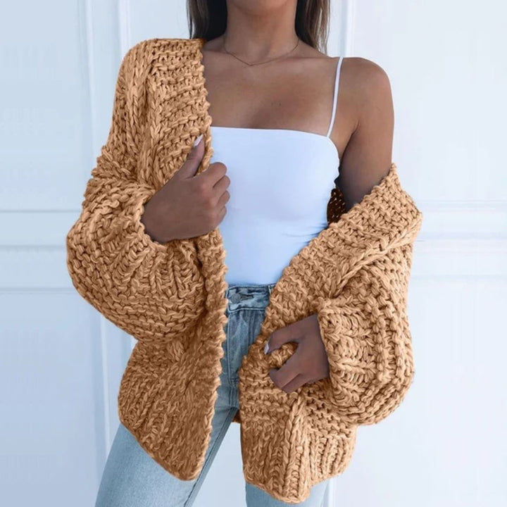 Sigrid™️ | Mykstrikket Cardigan med Avslappet Eleganse