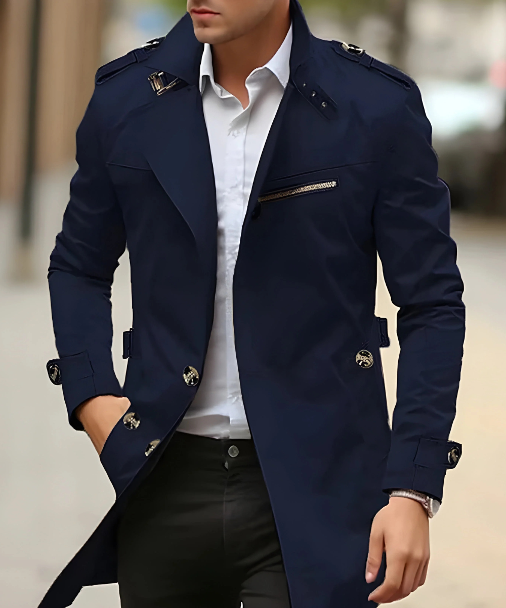 Mason™️ | Klassisk Trenchcoat med Autoritet og Stil