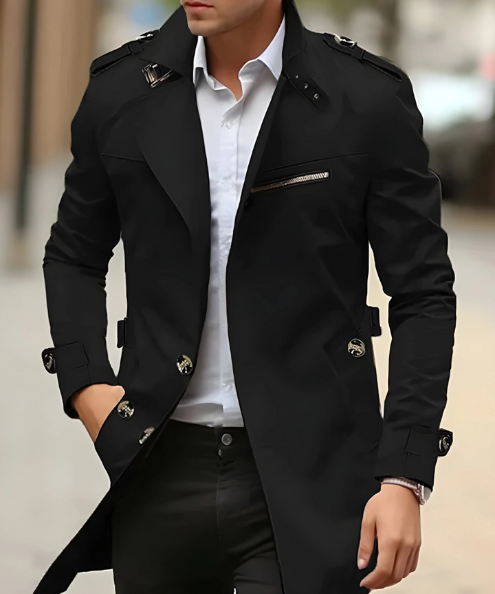 Mason™️ | Klassisk Trenchcoat med Autoritet og Stil