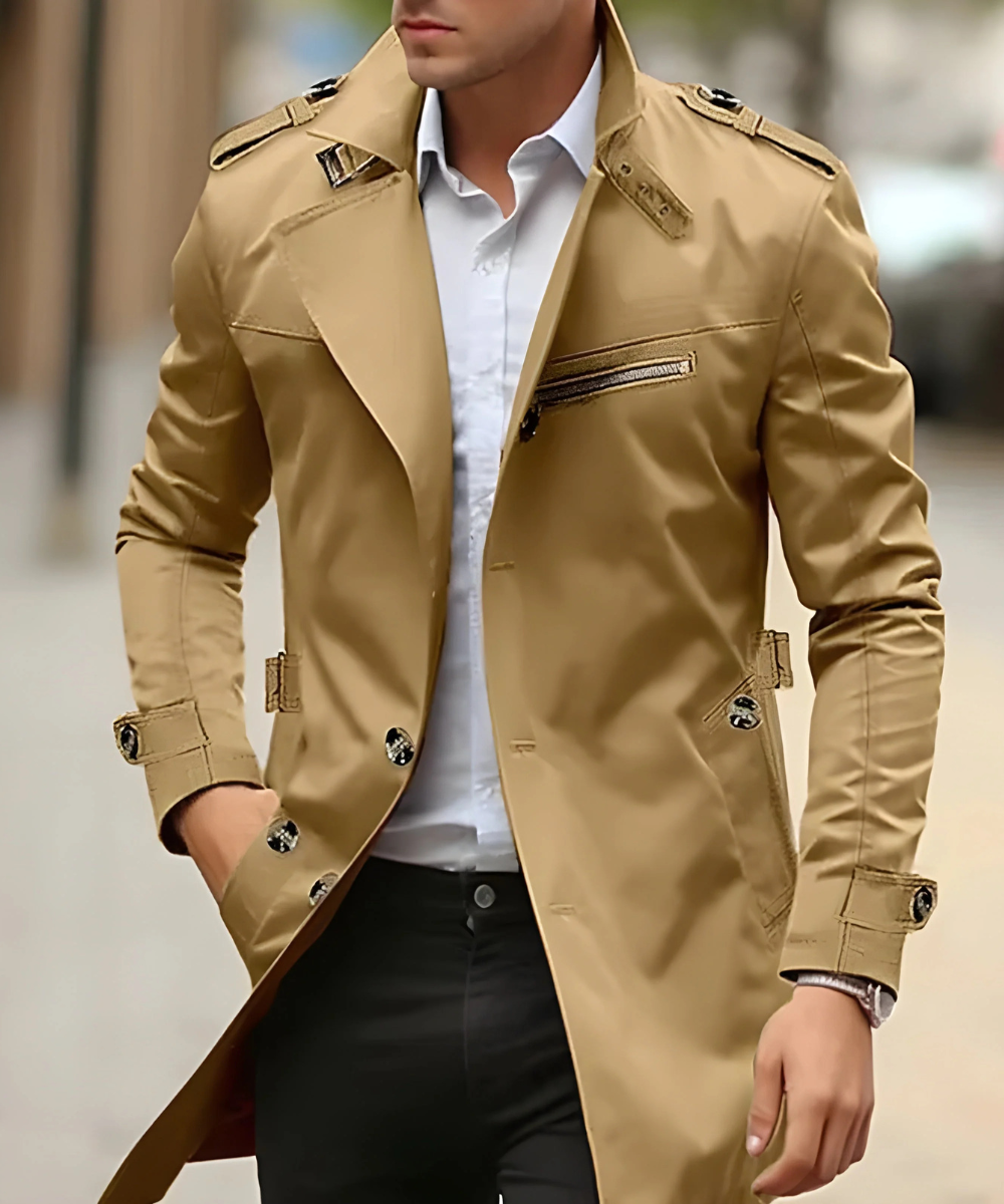 Mason™️ | Klassisk Trenchcoat med Autoritet og Stil